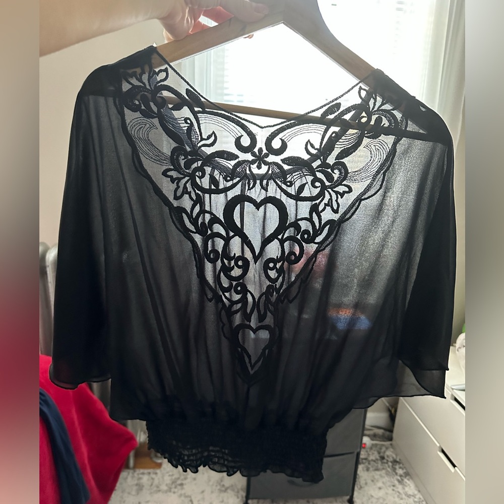 Sexy sheer top